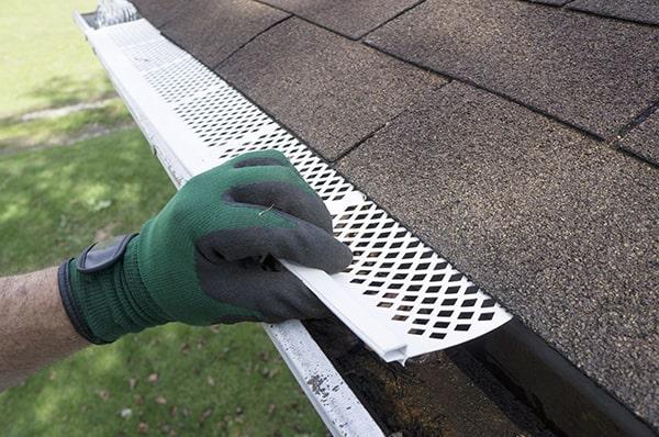 we offer a variety of gutter guards for residential properties, including mesh, screen, and solid covers